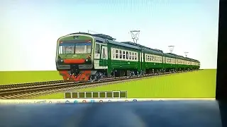 ж/д переезд || электричка эд4м - 1079 || в майнкрафт java || с модом immersive railroading
