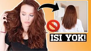 Straight Hair WITHOUT Heat!! 🚫🔥