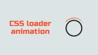 CSS loader animation 