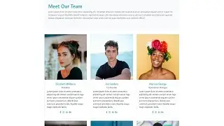 How to Create Responsive Our Team Page Using Bootstrap