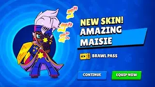 OMG! UNLOCKING AMAZING MAISIE SKIN & NEW BRAWL PASS in Brawl Stars! 💎✨