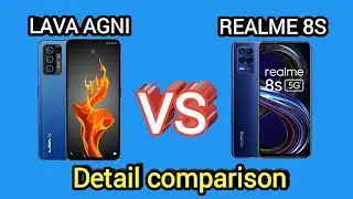Lava Agni 5G vs Realme 8S 5G Full detail Comparison | Lava Agni 5G | Tech 4 camera