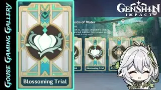 Genshin Impact _ Misty Dungeon Realm Of Water Blossoming Trial Event Day 4