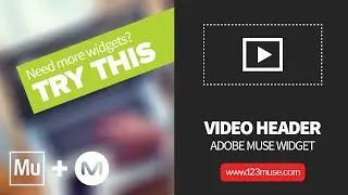 Adobe Muse CC 2014 Video Header Widget