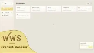 1. Project Manager - Work With Script Tutorial