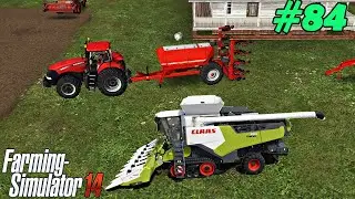 FS 14. Timelapse # 84. Harvesting corn, cultivating, spreading fertilizer.