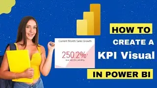 How To Create a KPI Visual in Power BI 2024 | DataMinds Academy