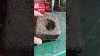 Старинный тигель для плавки золота