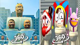 Skibidi Toilet 11 vs THE AMAZING DIGITAL CIRCUS Skibidi Toilet | 360º VR