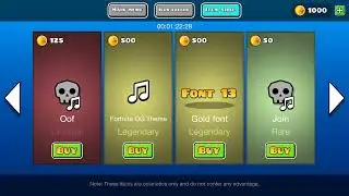 Geometry Dash 2.2 Recreation (PC) | Item shop preview