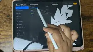 Learn How to make leaves branch brush on procreate/procreate brush tutorial