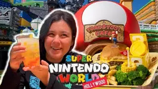 Super Nintendo World: Trying Food At Toadstool's Cafe