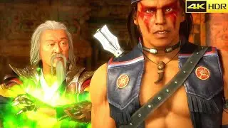 MK 11 Ultimate  NightWolf & Shunshun vs Collector - CutScene Collector ULTRA HD