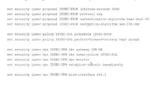 Configuring Route-Based Site-to-Site IPSec VPN on the SRX