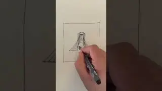 Sketch of Shahyad Tower (Azadi tower) in Iran, Tehran #shorts #iran #azadi #tehran #architecture