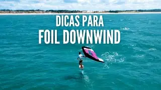 Downwind foil “free wing” legendado