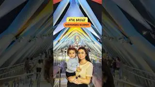 Must Visit- Iconic Kite Bridge in Ahemdabad Gujarat | Atal Bridge at Sabarmati Riverfront Ahemdabad