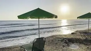 ☀️ A beautiful summer walk on the beach – Crete, Greece