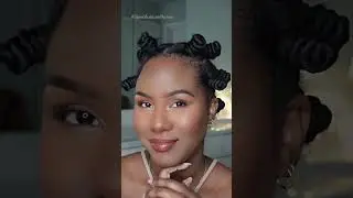 BANTU KNOTS ON BLOWN OUT HAIR #SheaMoisturePartner #SheaMoistureHair #beautythatbonds #bondrepair