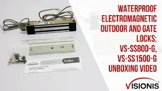 WATERPROOF Electromagnetic outdoor and gate locks: VS-SS800-G, VS-SS1500-G  Unboxing video