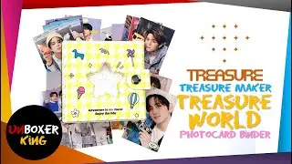 TREASURE 트레저 || TREASURE WORLD MD PHOTO CARD BINDER || KPOP MERCH UNBOXING
