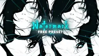 Watermark like AE😮‍💨🔥 | Trending Alight Motion Preset‼️ | #anime #alightmotion #presetalightmotion