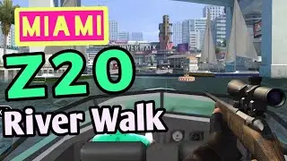 Pure Sniper Miami Z20 Riverwalk All Mission Complete Gameplay Walkthrough
