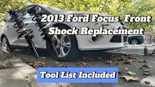 2013 Ford Focus Front Shocks, 3rd gen,  2010 to 2018