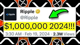 ⚠️ВЫ СТАНЕТЕ МИЛЛИОНЕРОМ, ЕСЛИ КУПИТЕ ВСЕГО 100 XRP ПРЯМО СЕЙЧАС!!! RIPPLE XRP 2024 ПРОГНОЗ РИПЛ