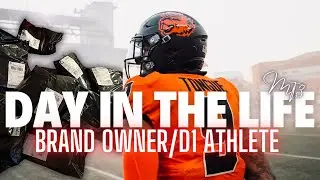 Day In The Life of a College Athlete/Clothing Brand Owner (VLOG #39)
