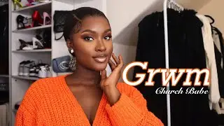 3-in-1 GRWM: For Church! | Make up + hair + Outfit |