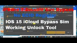 iPhone 7 IOS 15 sim bypass Unlock tool