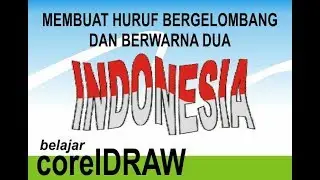 MEMBUAT TULISAN SEPERTI BERGELOMBANG