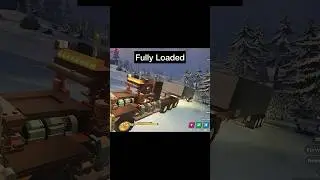 Pulling Through Snow | Kenworth | LEGO Fortnite #gaming #legofortnite #shorts #legotruck #fortnite