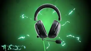 Razer-black-shark-v2  headphones 360 animation created using c4d and corona render