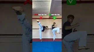 Do NOT kick like this:
