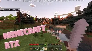 Minecraft RTX Gameplay | The Dark Village RTX Walkthrough Ray Tracing ON (No Commentary)