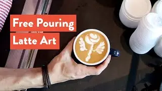 What is Free Pouring Latte Art?