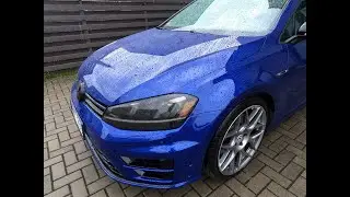 Golf 7R SOFT99 Rain Drop Bazooka Test