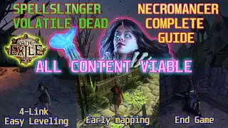 POE 3.18 | Spellslinger Volatile Dead Necromancer | League Start to End Game | Sentinel Ready