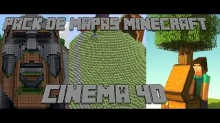 Pack de mapas Minecraft Cinema 4D