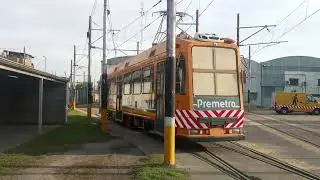 PREMETRO 07 BAJADO DE BRF EN MARIANO ACOSTA--PRIMERAS PRUEBAS DE MARCHA-FRENO NUEVO ESQUEMA INTERIOR