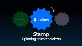 Stamp Custom Twitch Alerts for Subscriber, Donations, Followers & more by StreamShift