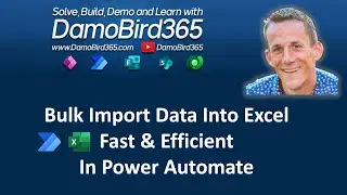 Create & Populate Excel File Fast - Office Scripts without an Apply to Each 