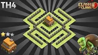 BEST TH4 BASE | TH4 BASE COPY LINK - CLASH OF CLANS