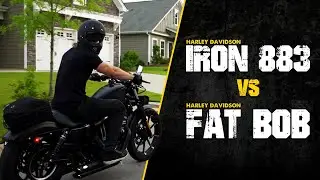 Her Iron 883 vs My Fat Bob. Which One Sounds Better?