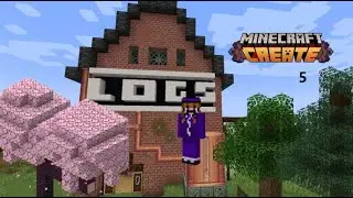 I Finished My Tree Farm! | Create Mod ep 5 |