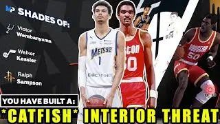 7'2 CATFISH INTERIOR THREAT WITH HOF REBOUND CHASER IS THE BEST ALL AROUND CENTER BUILD IN NBA 2K24!
