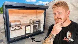 How to Build this Amazing Outdoor Kitchen - Smart Controlled and Mobile!