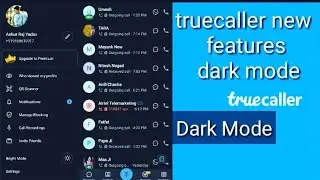 truecaller Me Dark Mode Kaise Lagaye | How To Enable Dark Mode In truecaller | truecaller Trick |